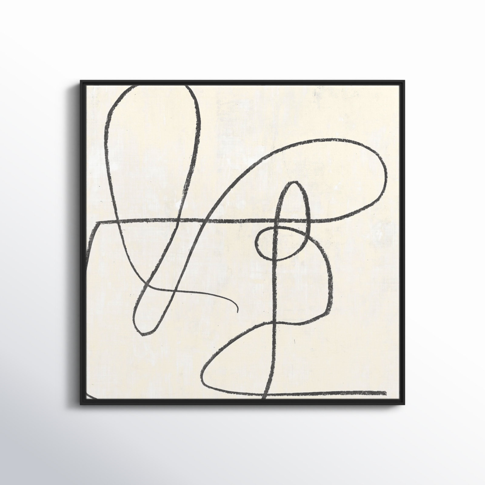 Juxtaposing, 37.5" H x 37.5" W, Black