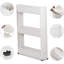 MantraRaj 3-Tier Slim Side Out Kitchen Trolley Multipurpose Storage Shelf Moving Wall Cabinets