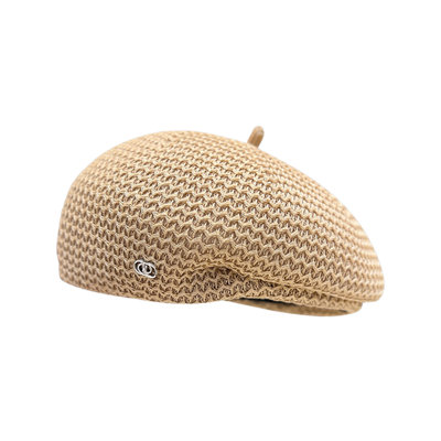 Ladies' Summer Adjustable Beret Thin Casual Breathable Beach Hat Suitable For Outdoor Activities In Summer