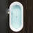 67" x 32" Freestanding Soaking Acrylic Bathtub