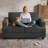 63 '' Upholstered Sofa 2 Seater Couches Small Loveseat For Small Apartment Living Room-1634482927