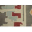 Tapis tribal à motif oriental kilim 8 x 10