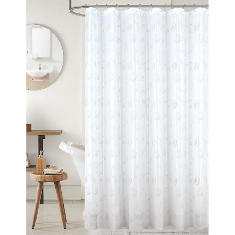 Rideau de douche imperméable Auke Peva, Tanné