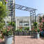Arche de jardin en métal avec arche de rose réglable à l 42,52 po x l 78,15 po