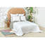 Courtepointe réversible en coton blanc standard Nashoba-358669726