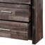 Commode à finition cerisier foncé