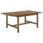 Ensemble de table et chaises Billie, brun noyer riche et beige-114733218
