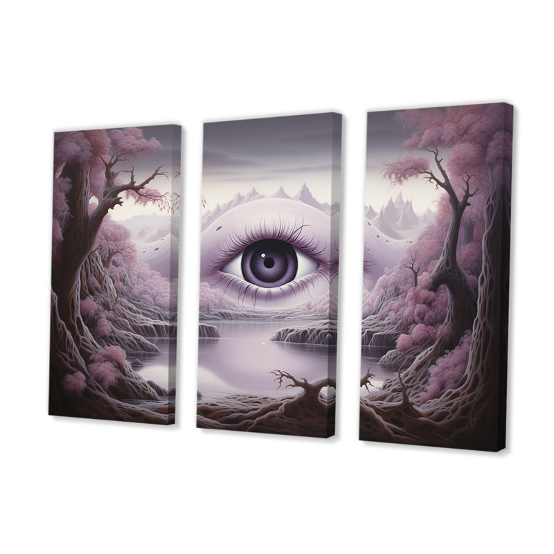 «Minds Eye», ensemble d'art sur toile, H 28 po x l 36 po