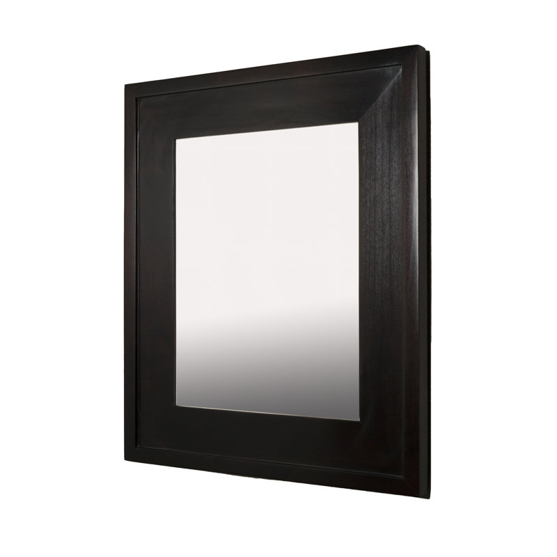Recessed Mirrored Medicine Cabinet by Fox Hollow Furnishings, Coffee Bean, 18" H x 14" W x 3.75" D