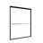 72" H Semi-Frameless Double Sliding Shower Door, Bypass Shower Door, 1/4" (6Mm) Thick Sgcc Tempered Glass Door-115606739