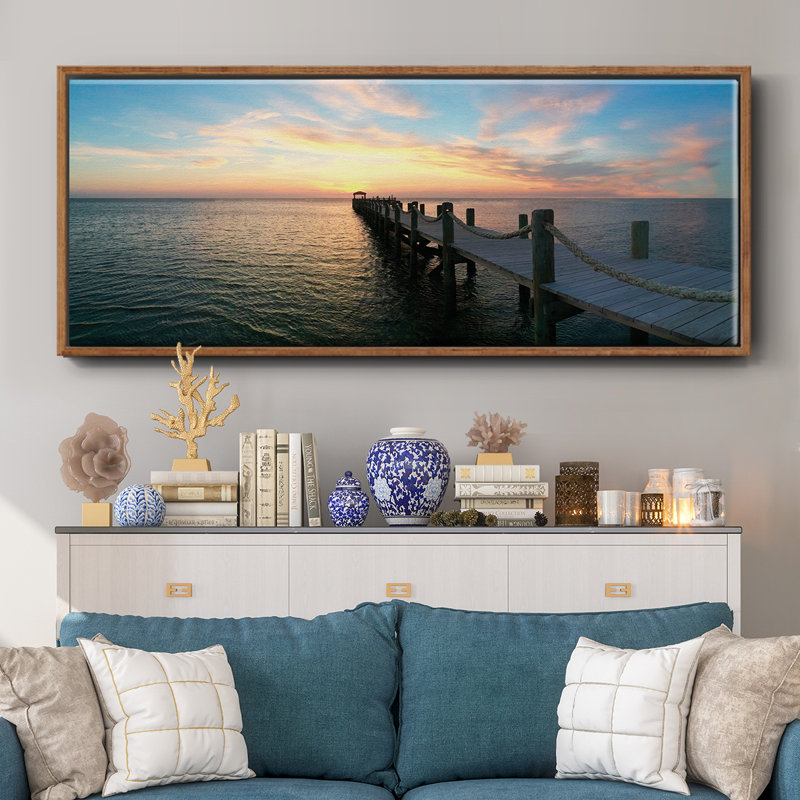 Dockside- Framed Canvas