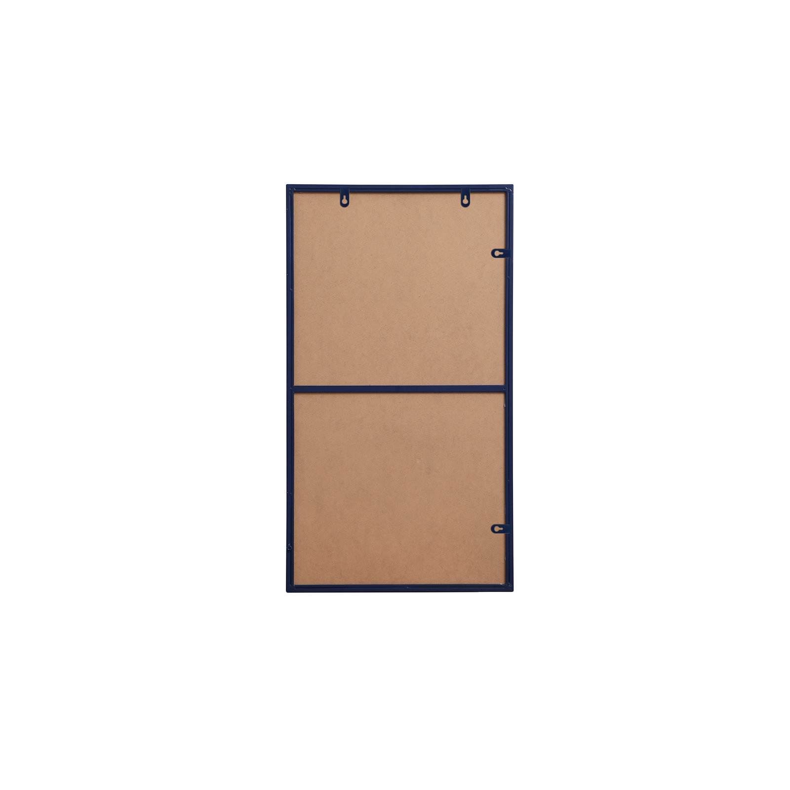 Sabine Metal Rectangle Wall Mirror, 36" x 20", Blue