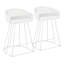 Tabouret de comptoir rembourré 25,5 po Sienna-1411780364-1438290814