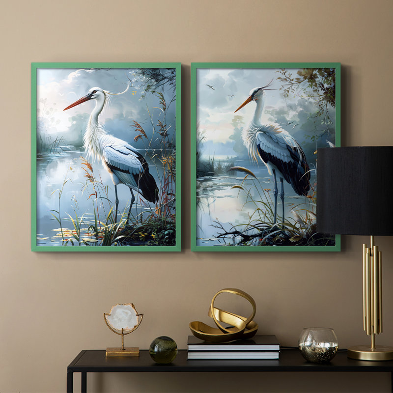 ANIMALS Series XCV - reproduction encadrée de qualité supérieure - prête à être accrochée - aucun clou requis - aucun clou requis