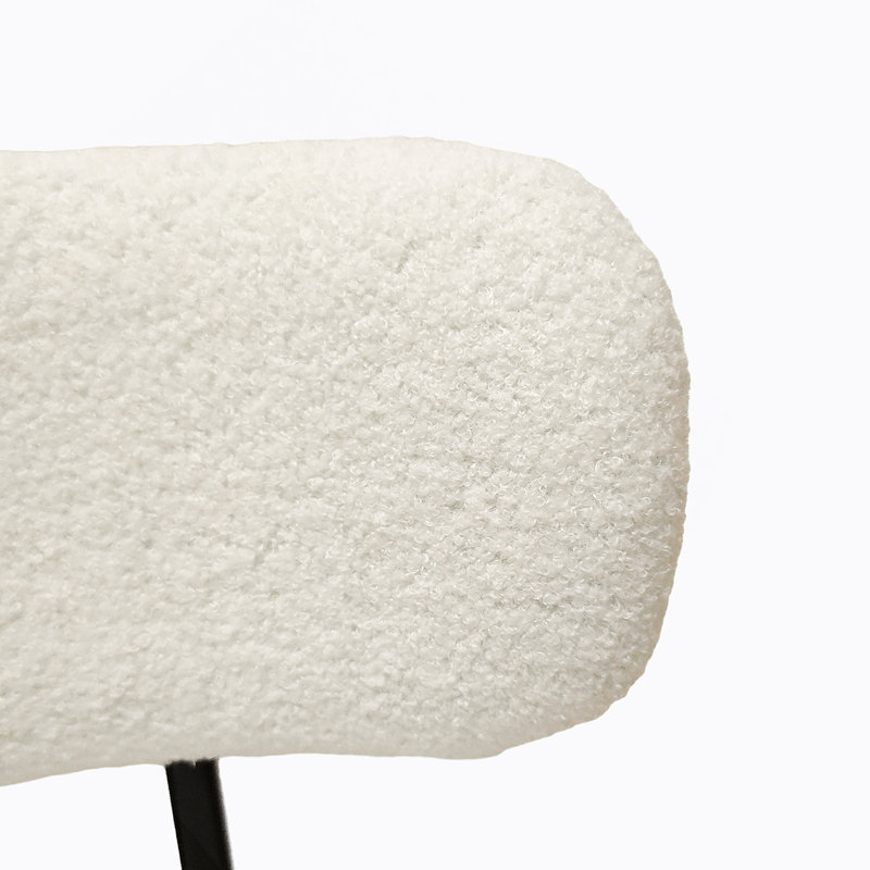 Ensemble de 4 chaises blanches, style Mid-Century, 4