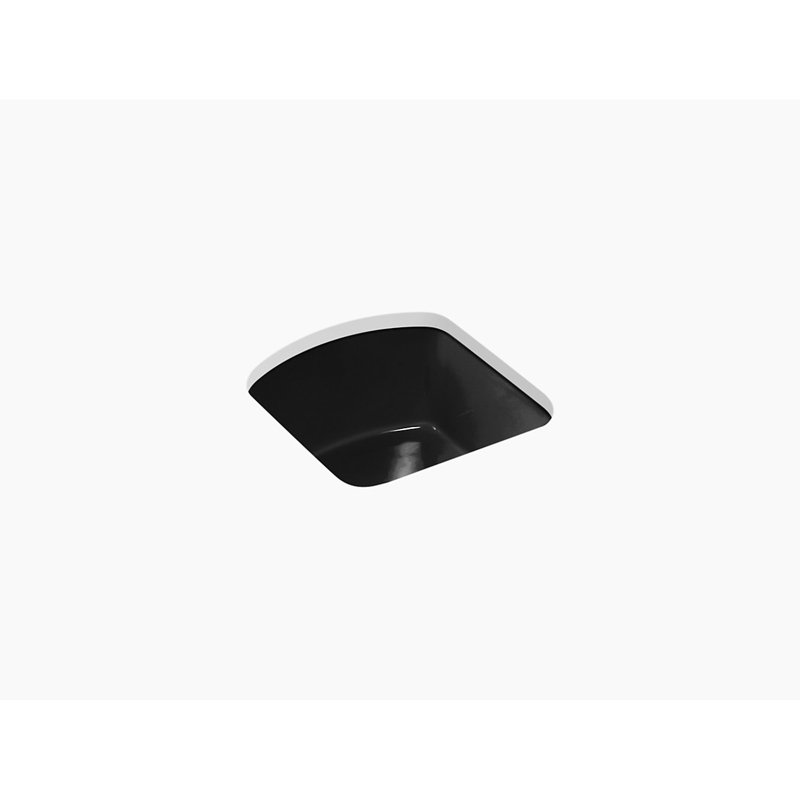 Napa™ 19" L x 19" W Undermount Bar Sink, Black