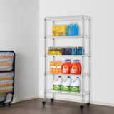 Konnor 60" H x 30" W x 14" D Shelving Unit