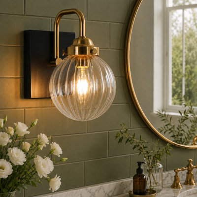 Yedidal Dimmable Armed Wall Sconce