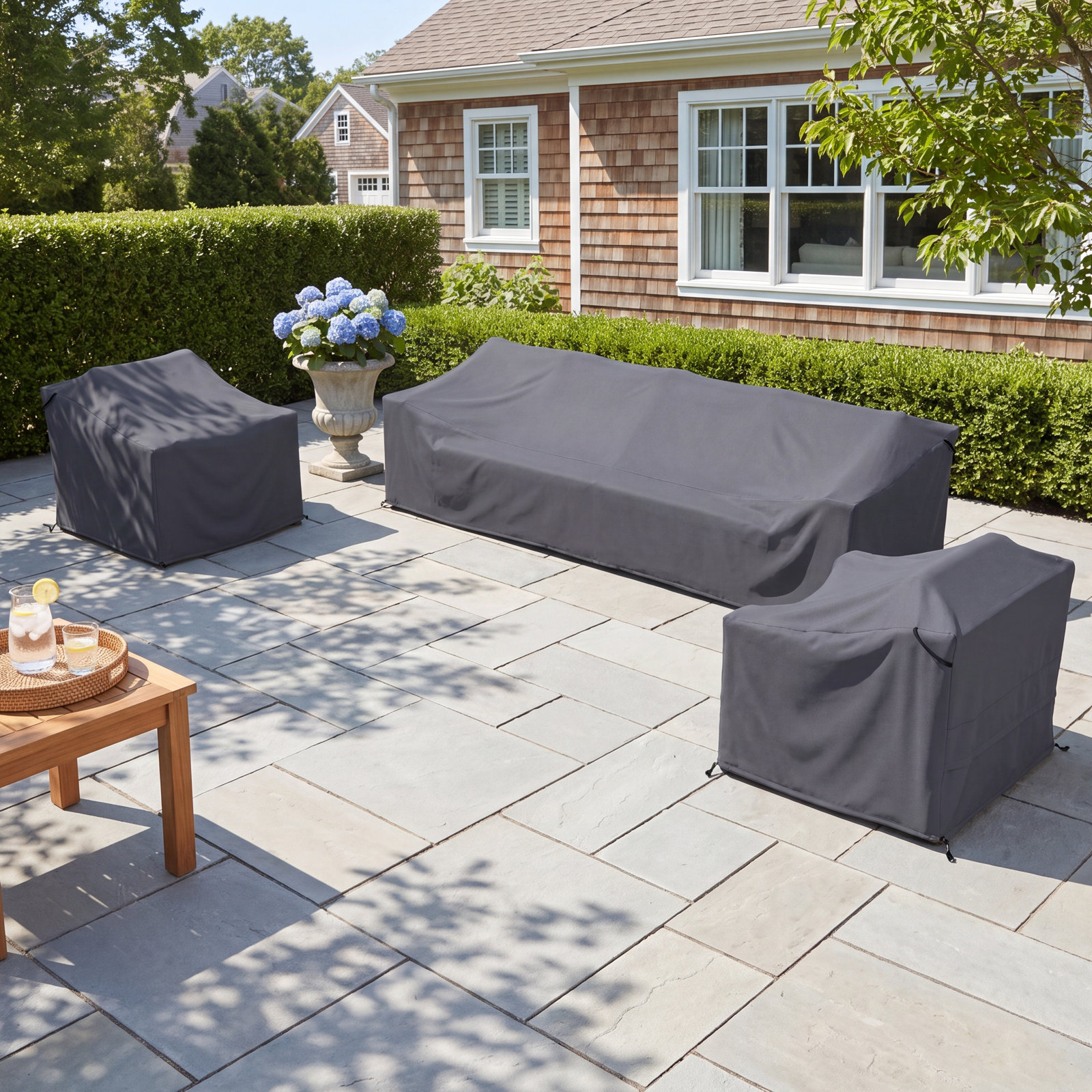 Wicker Outdoor Conversation Set Cover
