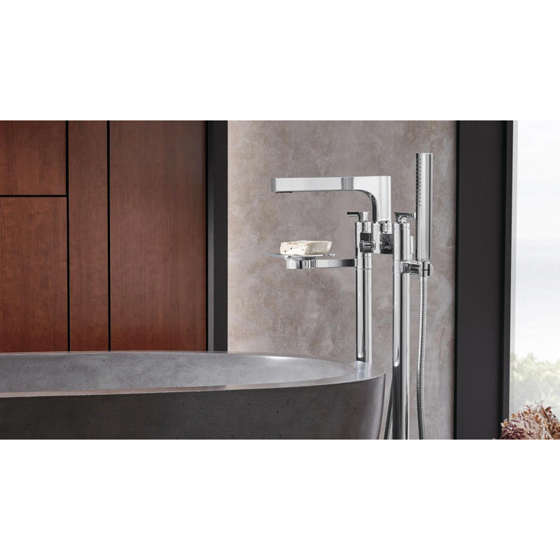 Kintsu® Free Standing Tub Filler Accessory Kit, Brilliance Black Onyx