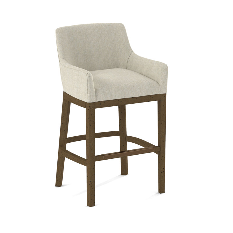Upholstered Stool, Espresso, 61364-88