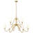 Sujal 9 - Light Steel Dimmable Classic / Traditional Chandelier-188947879-188947878