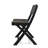 Hillside Bistro Chair  2  - Foldable Chairs For Outdoors. Grey + Brown, Constructed With . 18 In. D, 21.07 W, 33.63 H. Space Saving Design, Low Maintenance Required. Instantly Enhance Your Outdoor-1367025676