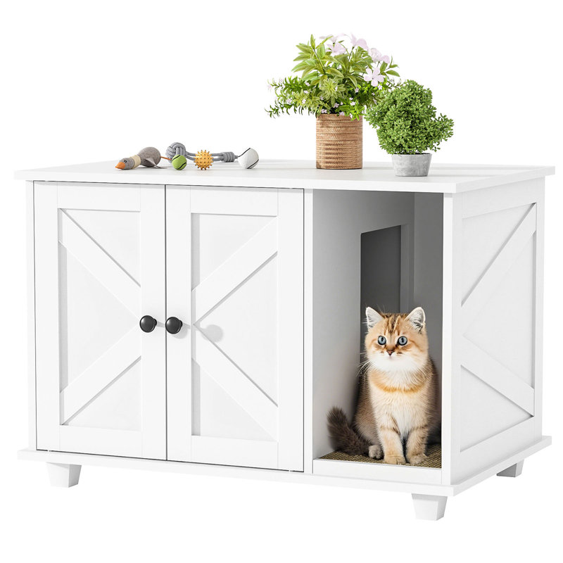 Litière cachée pour chat