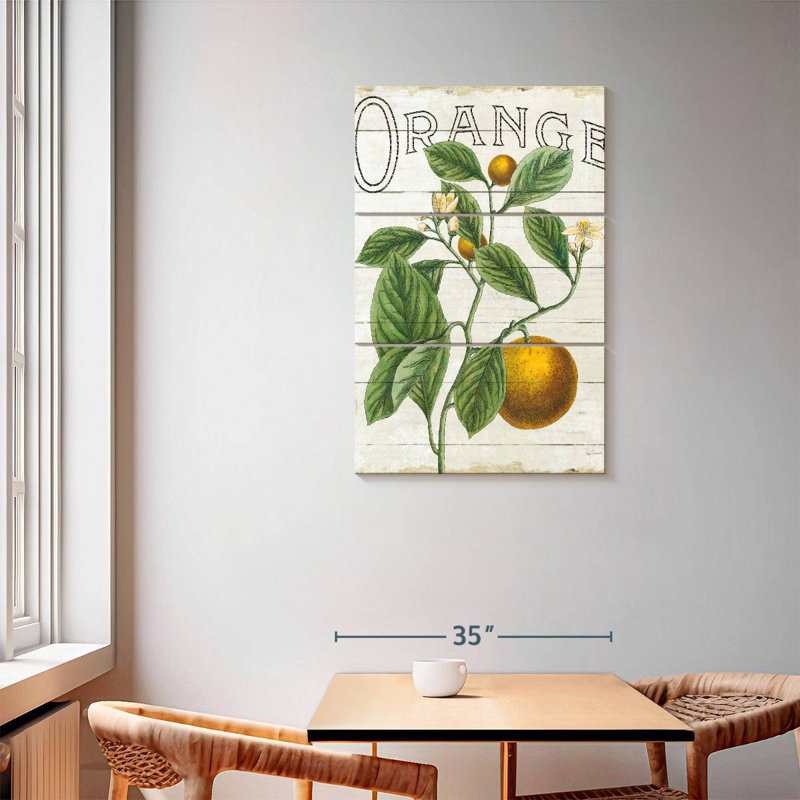 Yarlin Classic Citrus III Shiplap, 57" H x 36" W
