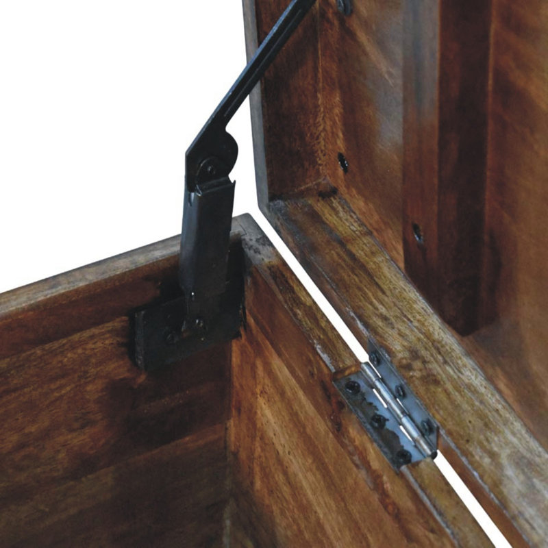 Banc de rangement en bois