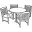 Housse pour ensemble de patio Villa-10198018
