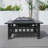 Ruarie Square Powder Coated Steel Wood Burning Smokeless Fire Pit Table-50591241