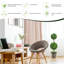 91.4 cm H Faux Topiary Plant in Plastic and Cement Planter