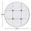 Miroir Emmie en noir