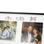 Black Metal Picture Frame with Mat