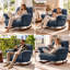 Fauteuil pivotant moderne avec dossier ajustable-1424328902