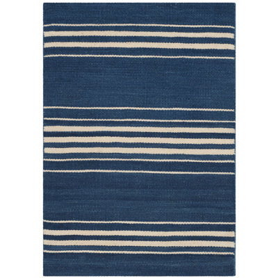 Ralph Lauren Bluff Point Stripe Wool Striped Rug