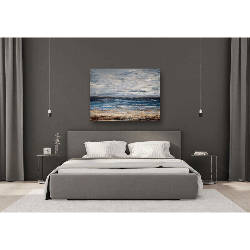 Gray Skies - Artist Enhanced Canvas Print, 20" H x 24" W x 1" D, Unframed