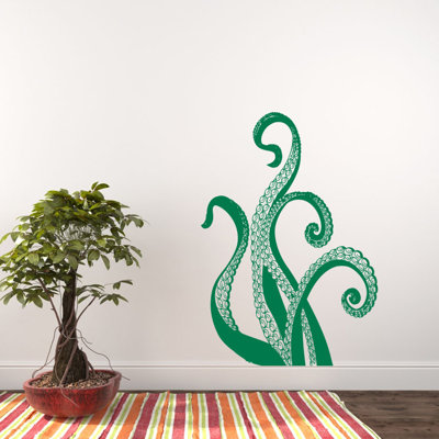 Adhésif décoratif pieuvre