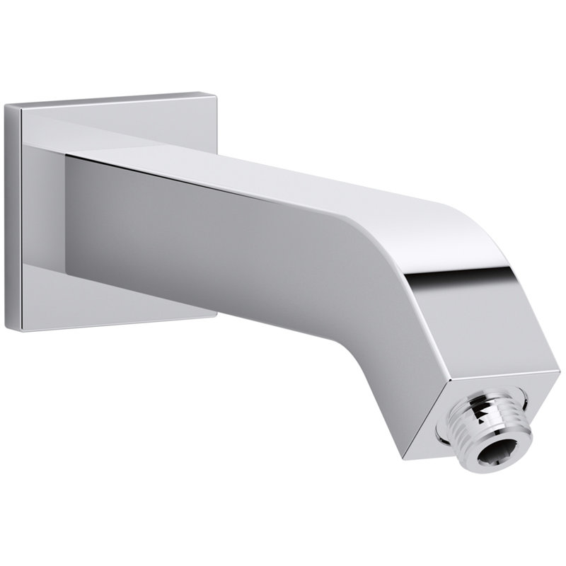 Loure Showerarm and Flange, Polished Chrome
