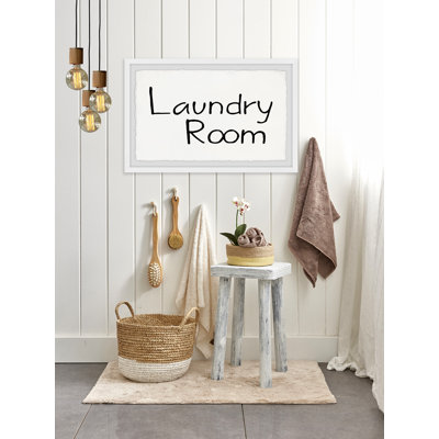 «Laundry Room II», reproduction encadrée