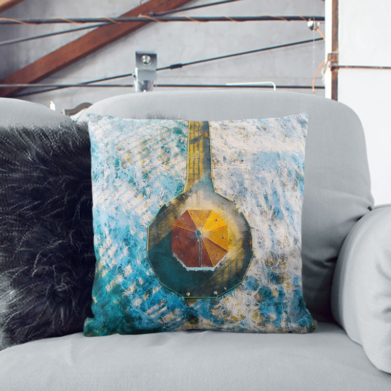 Square Cushion, 40cm H x 40cm W x 15cm D