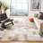 Studio Leather Hand Woven Leather With Felt Geometric Rug-579983492