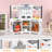 Multi-Function Kids Kitchen, Wooden Pretend Playset with Washing Machine, Realistic Range Hood, Ice Maker & Ample Storage for Endless Role Play(white)-101980268