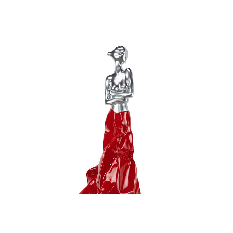 Attocchi Figurines & Sculptures, Red/Chrome