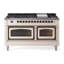 ILVE Nostalgie II Noblesse 60 in Dual Fuel Range, 9 Burner, Griddle-845906350-845906340