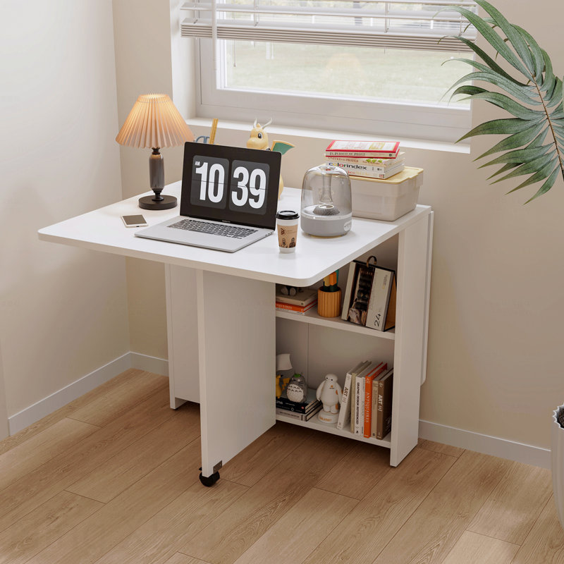 51.18 Inches Foldable Dining Table White