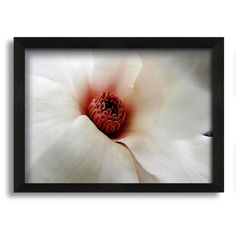 Ebern Designs Soft Pink Centre - Single Picture Frame Print on Canvas ...