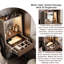 Coiffeuse 19,69 "avec un grand miroir-1796379911