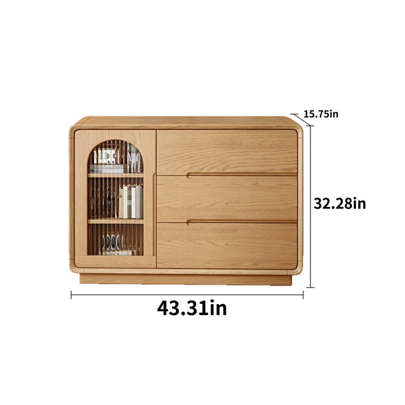 Armoire d'appoint en bois massif All Arms